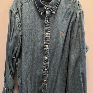 NWOT Ralph Lauren Men's Denim Shirt